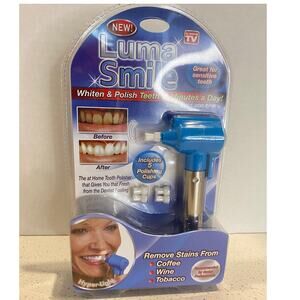 Luma Smile Dental Teeth Whitening & Polish Machine With 5 Polishing Cups Stains